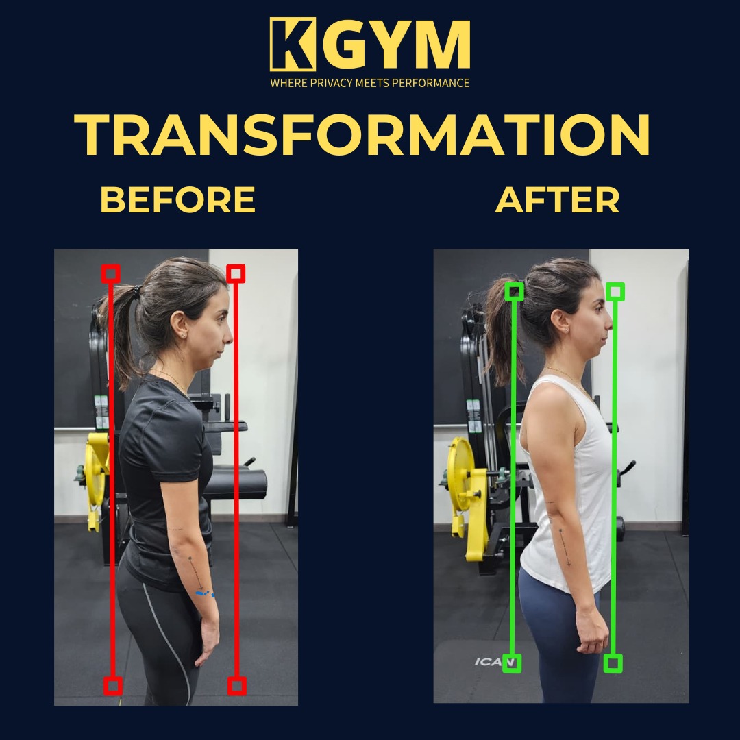 K Gym posture and body transformation result 2
