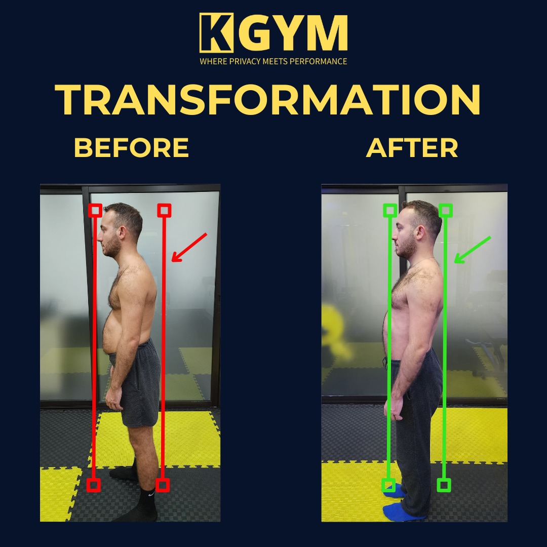 K Gym posture and body transformation result 4