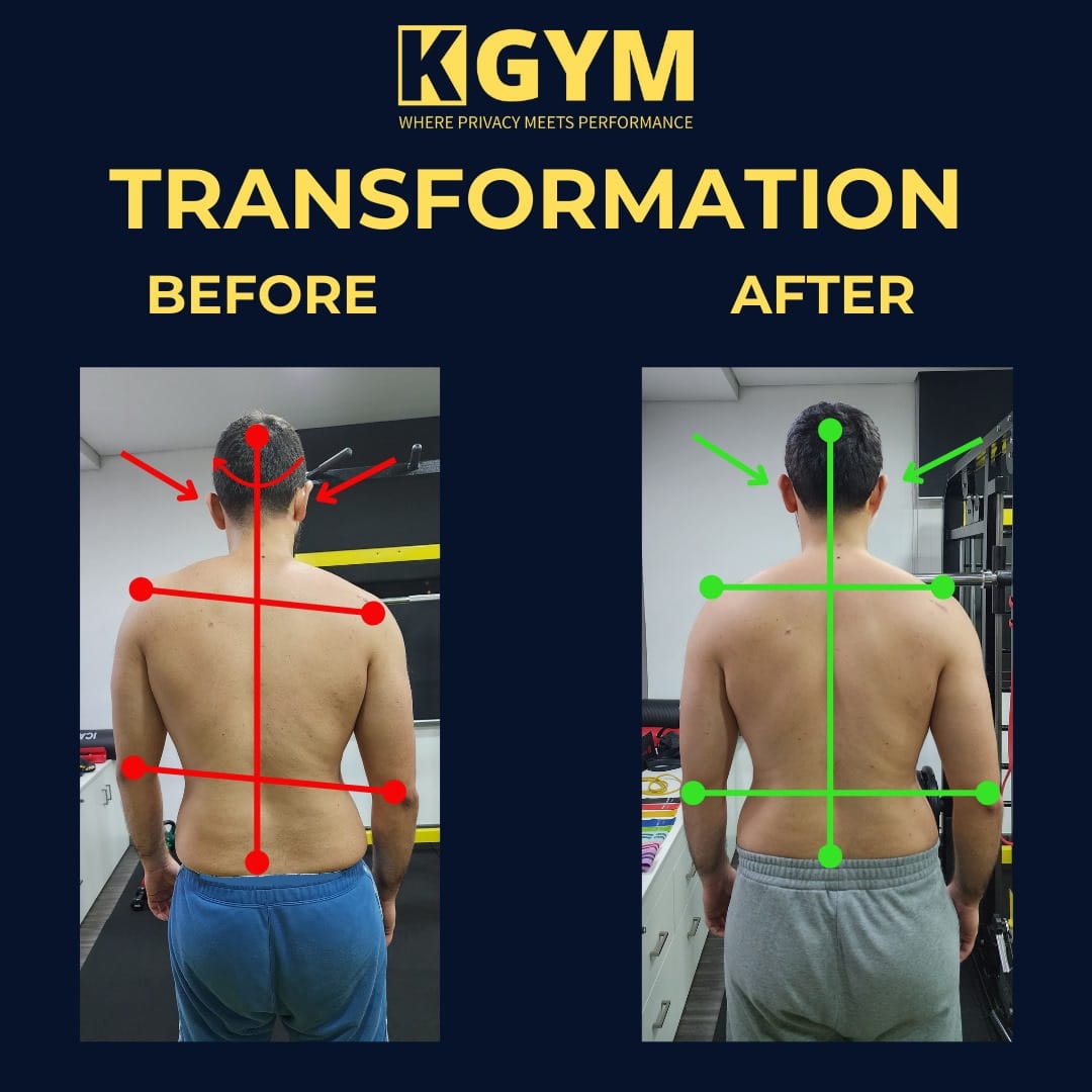 K Gym posture and body transformation result 6